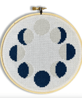 Moon Cycle Cross Stitch Kit - The WonderMart