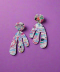 Multicolor Organic Blob Earrings - The WonderMart
