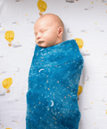 Mystical Night Organic Cotton Muslin Swaddle Set - The WonderMart