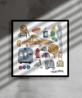 NY Stuffs Art Print - The WonderMart