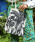 Organic Cotton Illustrated Tote Bag - The WonderMart