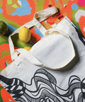 Organic Cotton Illustrated Tote Bag - The WonderMart