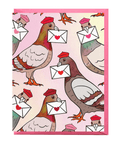Pigeon Love Letters Card - The WonderMart