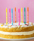 Rainbow Happy Birthday Candles - The WonderMart