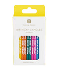 Rainbow Happy Birthday Candles - The WonderMart
