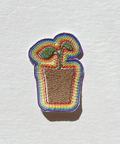 Rainbow Plant Iron - On Patch - The WonderMart