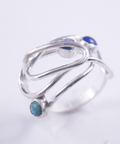 Scribble Ring (Blues No. 2) - The WonderMart