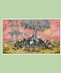 Temple Of Cranes Print - The WonderMart