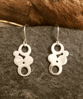 Tiny Klimt Clouds Earrings - The WonderMart