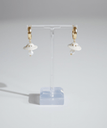 UFO Earrings, White - The WonderMart