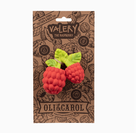 Valery the Raspberry Teether Toy - The WonderMart