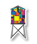 Water Tower Sticker - The WonderMart