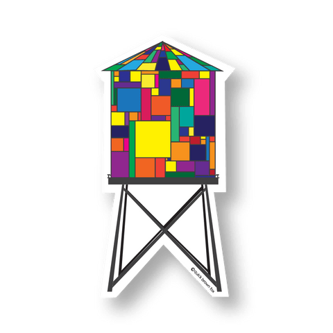 Water Tower Sticker - The WonderMart
