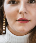Wave and Pearl Earrings - The WonderMart